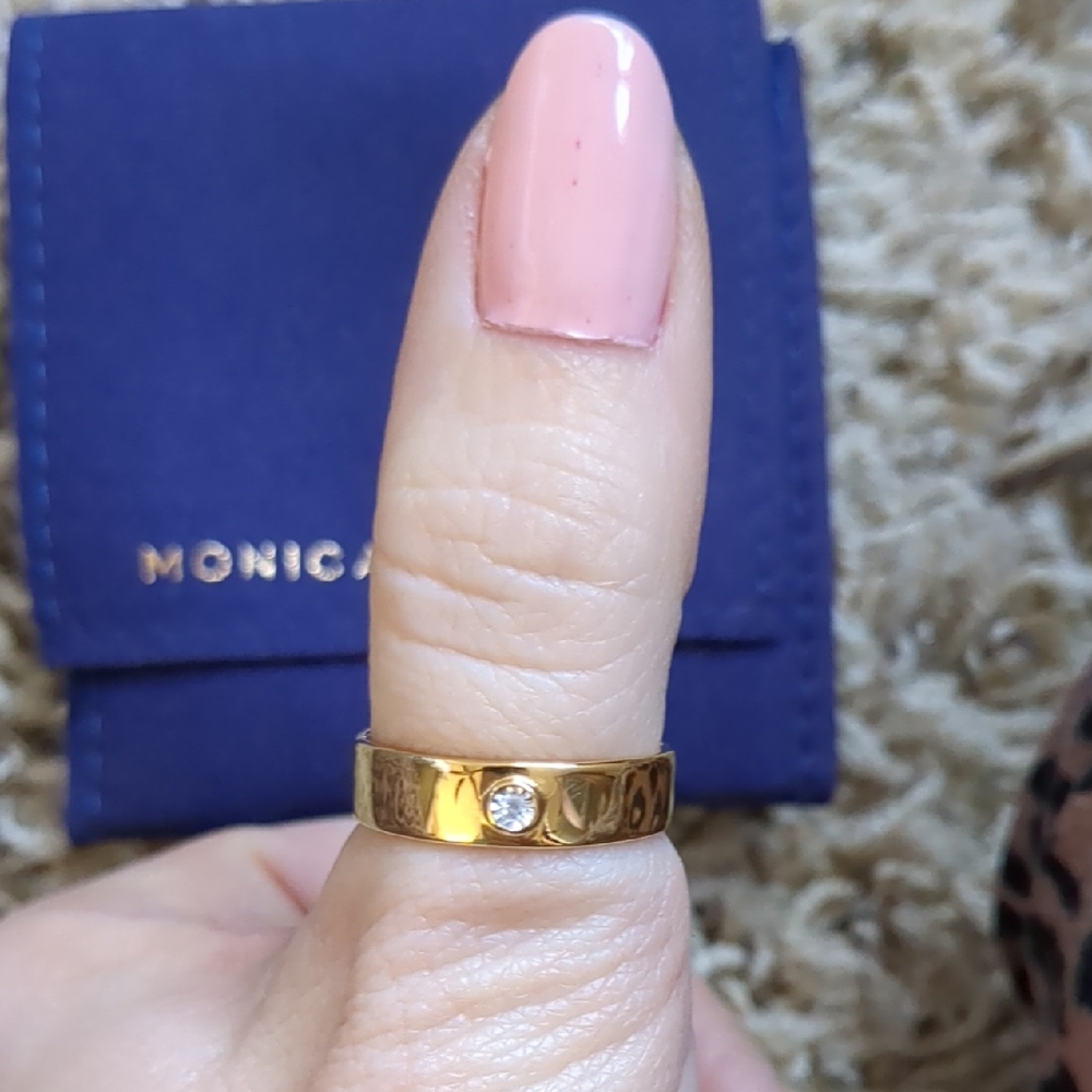 Monica Vinader Diamond Essential Ring